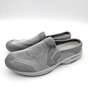 Easy Spirit Take Knit Slip-On Mule Sneakers Women's Gray Size US12M EU42